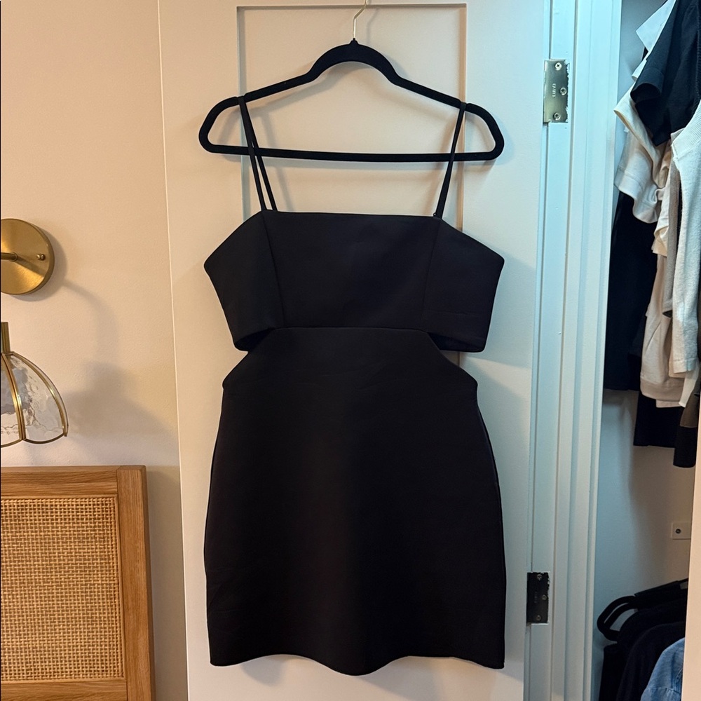 Women’s Black Cutout Mini Dress